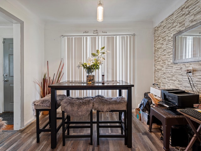 19400 Dwyer St, Detroit, MI 48234 - dining area with wood finished floors