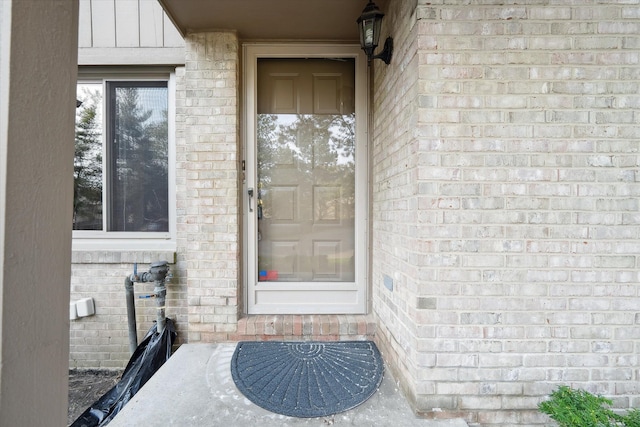 29691 Sierra Pointe Cir, Farmington Hills, MI 48331 - property entrance with brick siding