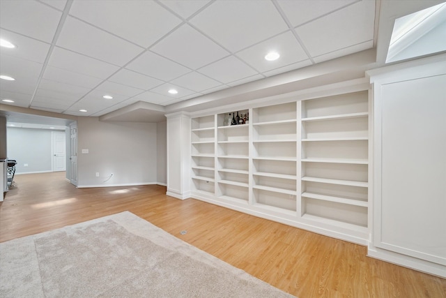 29691 Sierra Pointe Cir, Farmington Hills, MI 48331 - interior space featuring recessed lighting, baseboards, wood finished floors, and built in features