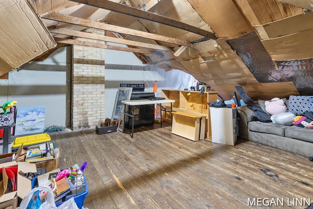 186 W 12th St, Holland, MI 49423 - view of unfinished attic