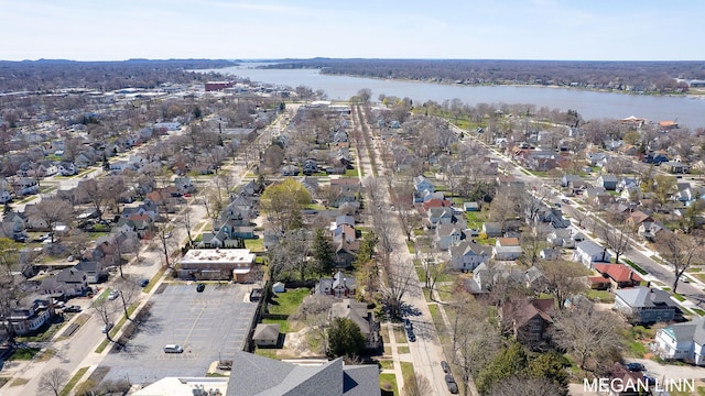 186 W 12th St, Holland, MI 49423 - aerial view featuring a residential view and a water view
