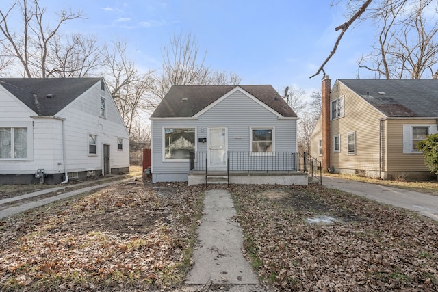 bungalow-style home with a porch