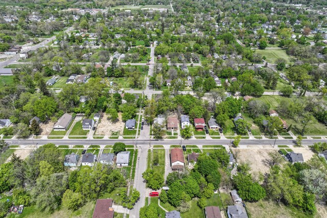 203 E Stewart Ave, Flint, MI 48505 - aerial overview of property's location with nearby suburban area