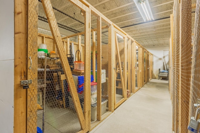 view of storage