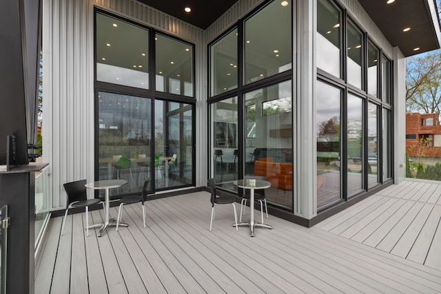 view of deck