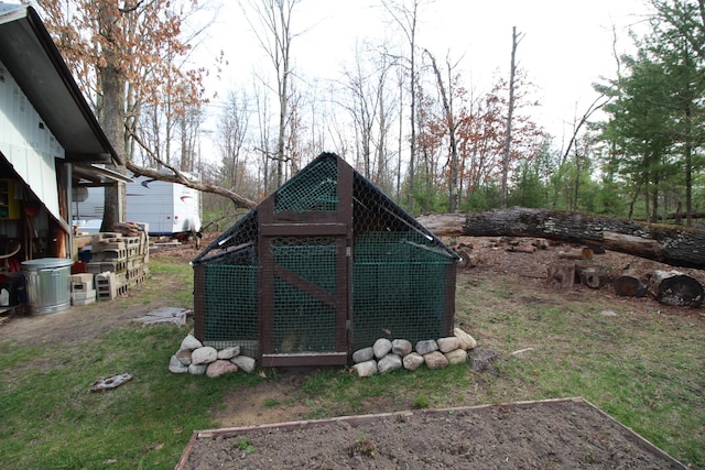 view of outbuilding