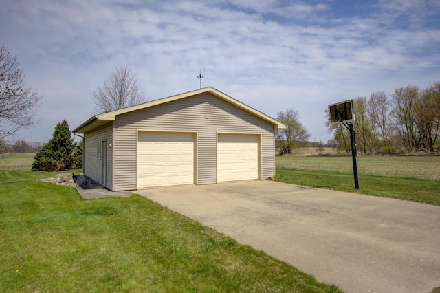 1414 Plains Rd, Leslie, MI 49251 - view of detached garage