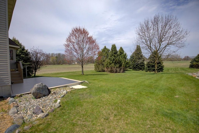 1414 Plains Rd, Leslie, MI 49251 - view of yard featuring a patio area