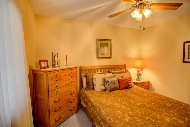 1414 Plains Rd, Leslie, MI 49251 - bedroom featuring ceiling fan and carpet flooring