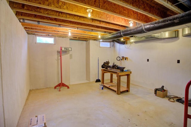 1414 Plains Rd, Leslie, MI 49251 - view of basement