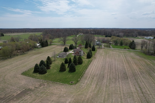 1414 Plains Rd, Leslie, MI 49251 - bird's eye view with a rural view