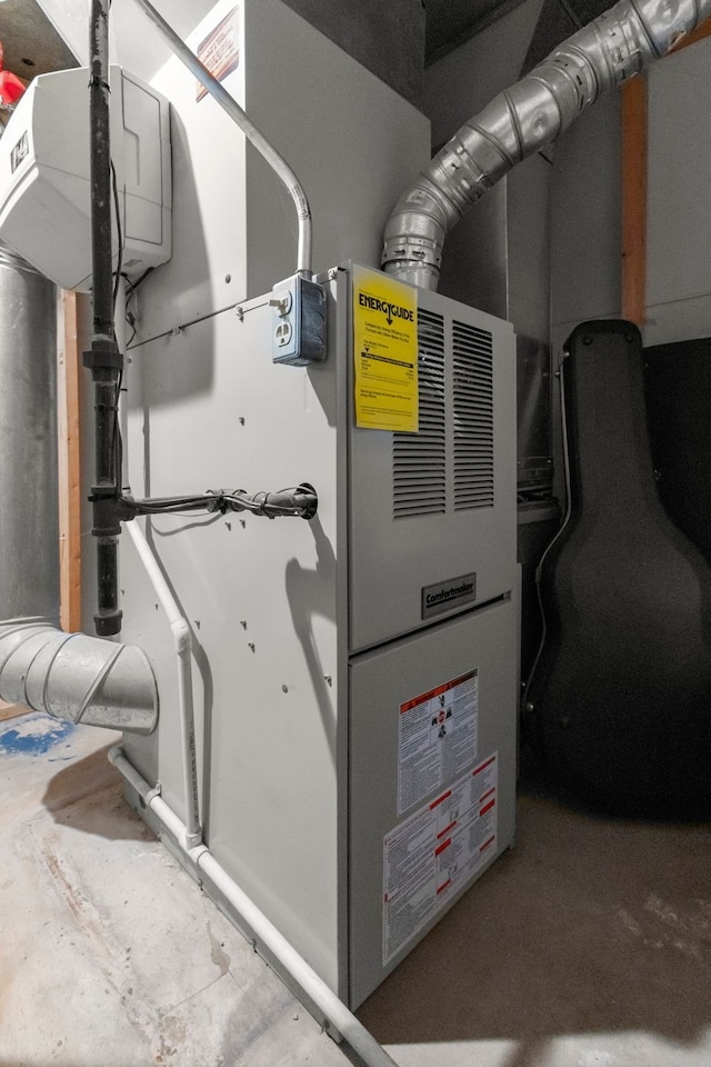 view of utility room