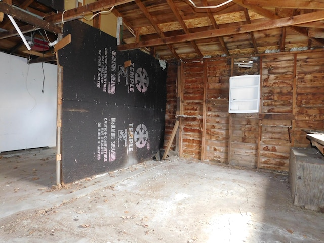 view of basement