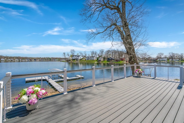1300 N Eagle Lake Dr, Kalamazoo, MI 49009 - dock area featuring a water view