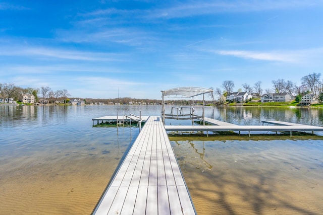 1300 N Eagle Lake Dr, Kalamazoo, MI 49009 - view of dock with a water view and boat lift