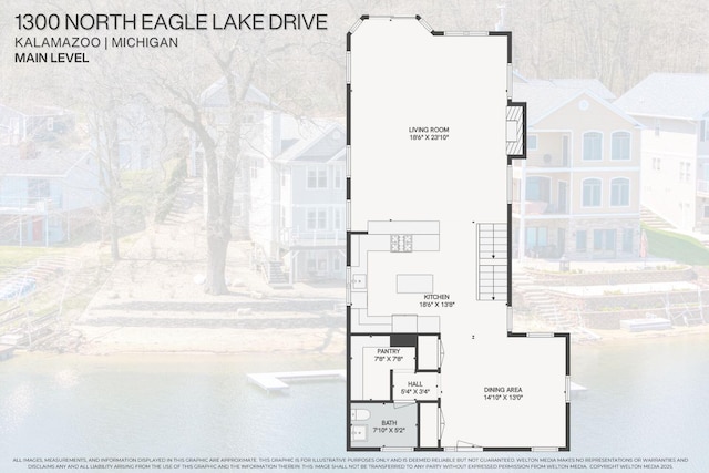 1300 N Eagle Lake Dr, Kalamazoo, MI 49009 - plan