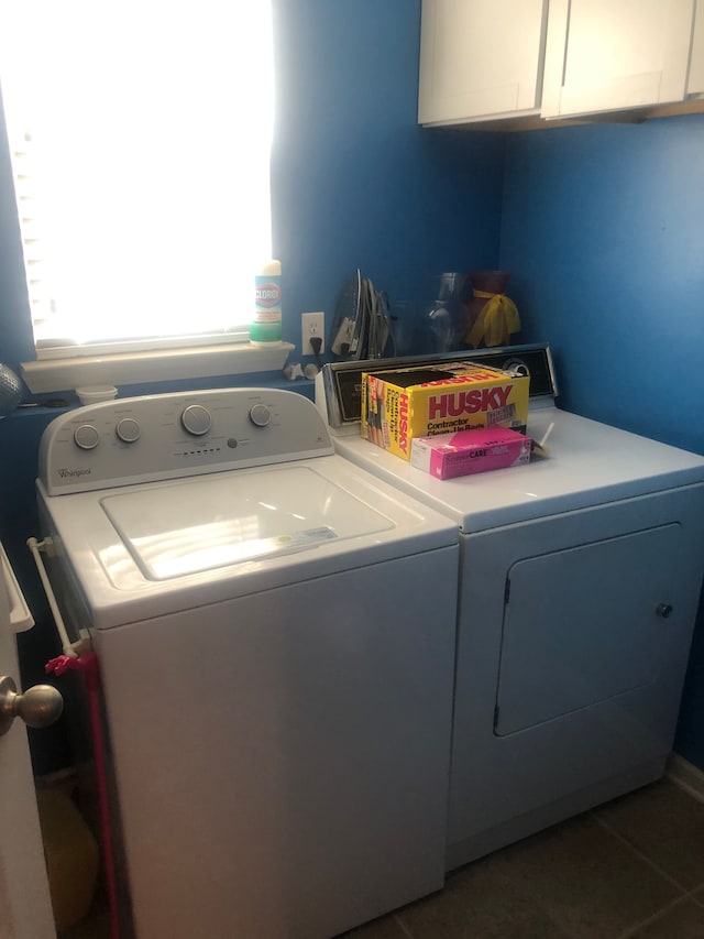 1130 Andover Cir, Commerce Twp, MI 48390 - washroom featuring washer and dryer and cabinet space