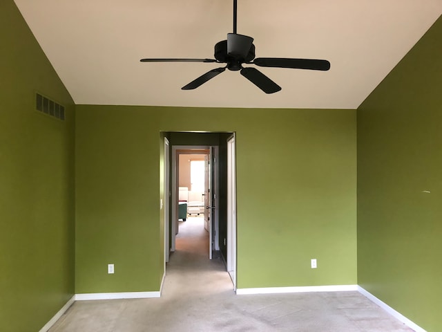 1130 Andover Cir, Commerce Twp, MI 48390 - carpeted empty room featuring ceiling fan and baseboards