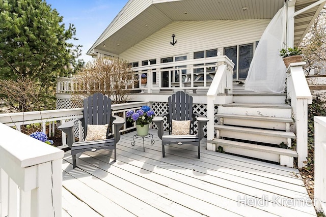 view of deck
