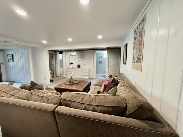 16933 Royal Ln, Spring Lake, MI 49456 - carpeted living area featuring recessed lighting
