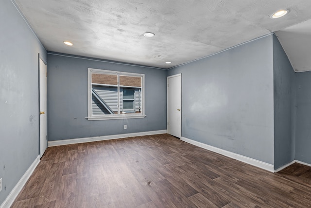 15374 Birwood St, Detroit, MI 48238 - empty room featuring wood finished floors, recessed lighting, and baseboards