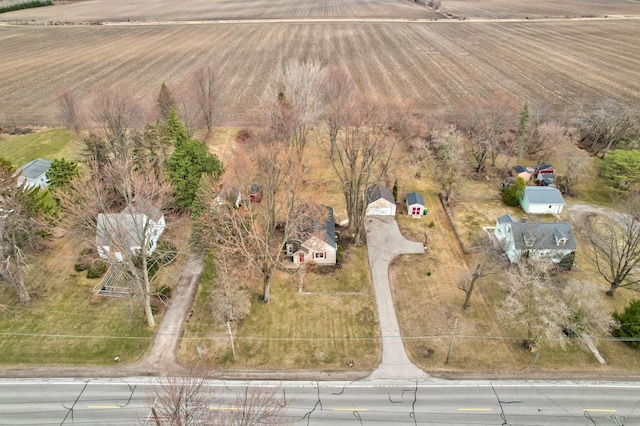 1743 Midland Rd, Bay City, MI 48706 - aerial overview of property's location featuring rural landscape