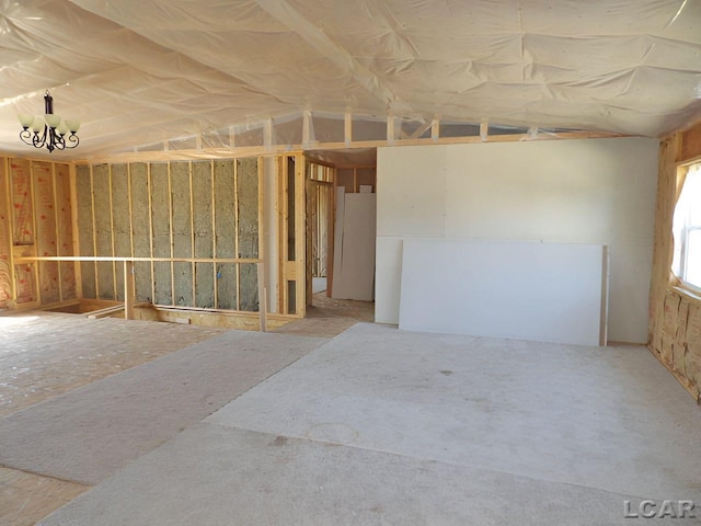 7640 S Lake Pleasant Rd, Osseo, MI 49266 - view of basement