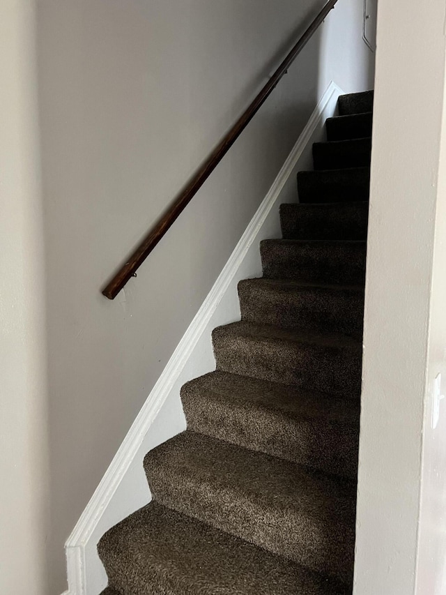 view of staircase