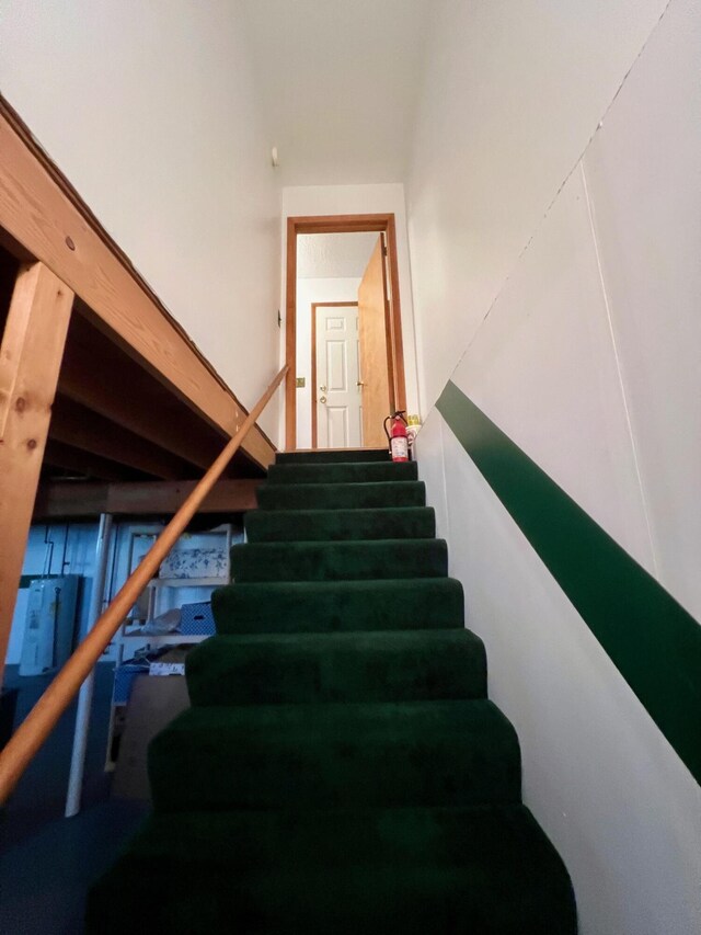 view of staircase