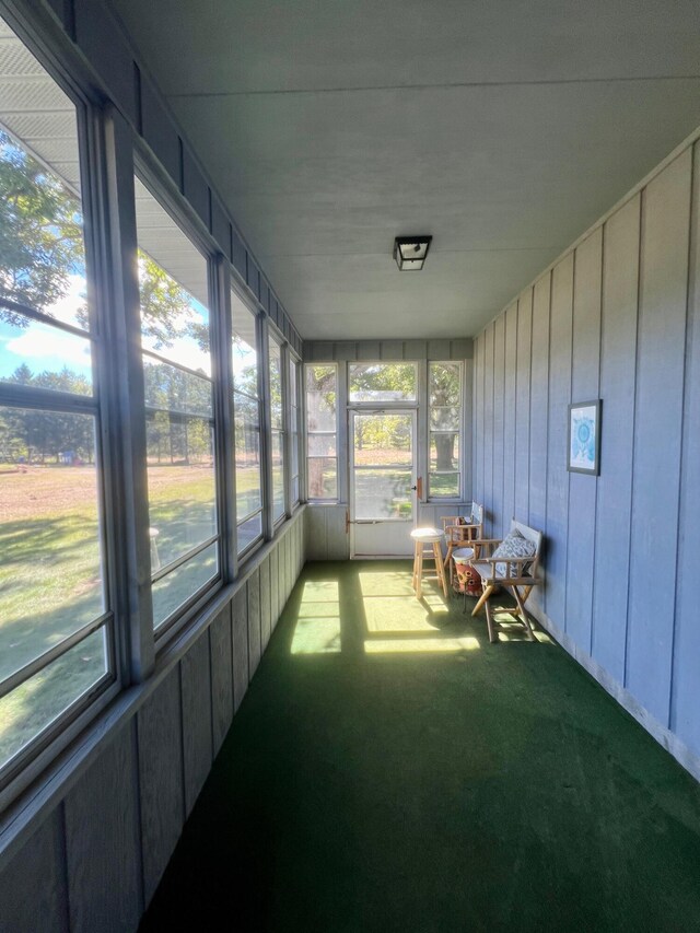 sunroom with a wealth of natural light