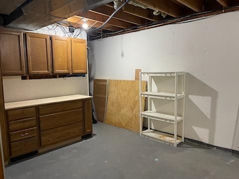 9015 Kingsley Dr, Onsted, MI 49265 - view of unfinished basement