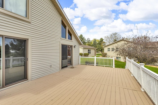 9015 Kingsley Dr, Onsted, MI 49265 - view of wooden deck