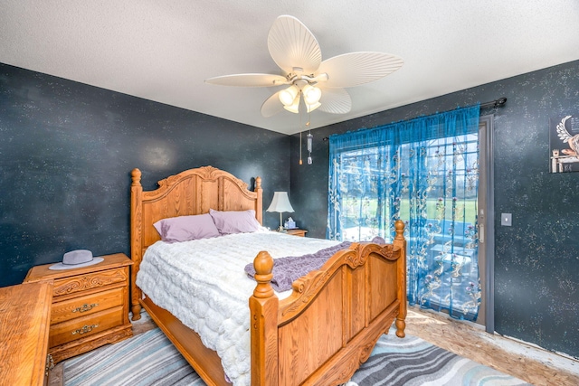 7364 Regency Ln, Canadian Lakes, MI 49346 - bedroom with a ceiling fan