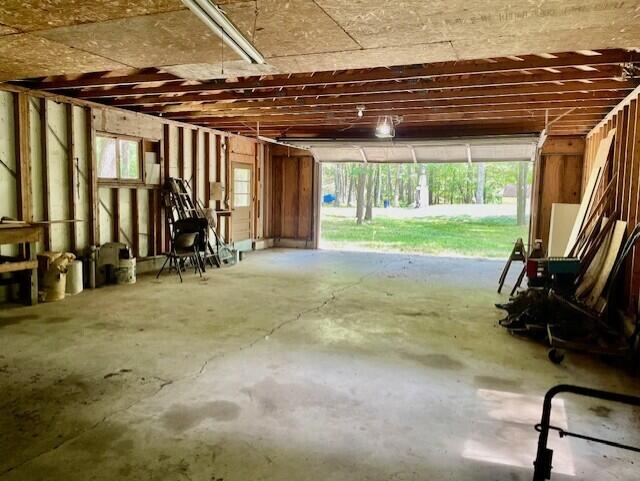 238 Maple St, Bitely, MI 49309 - view of garage