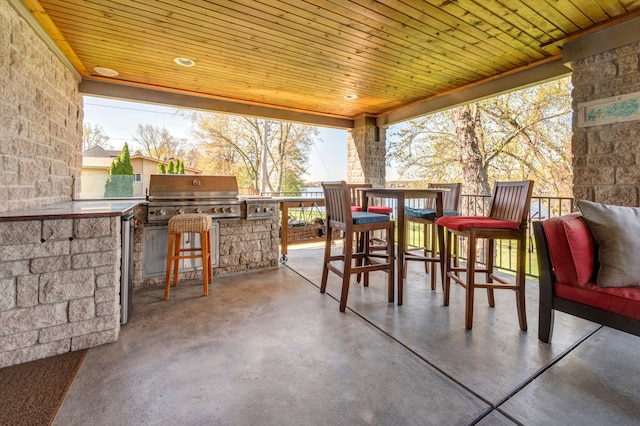3190 Edgewood Park Dr, Commerce Twp, MI 48382 - view of patio featuring grilling area and area for grilling