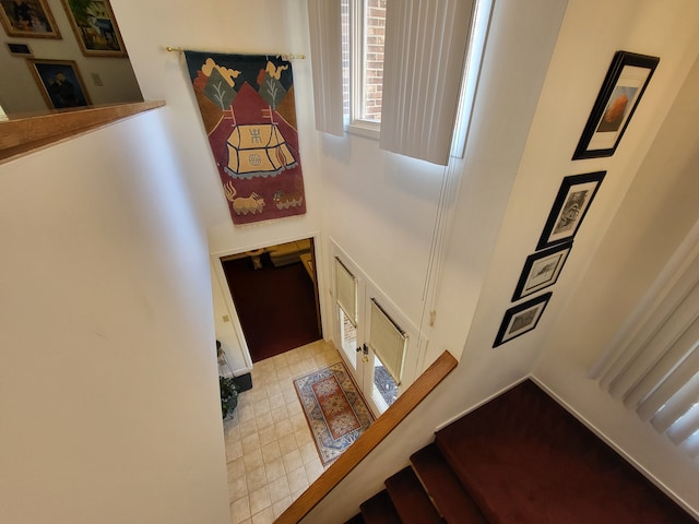 6358 Timberwood S, West Bloomfield, MI 48322 - stairs featuring a towering ceiling