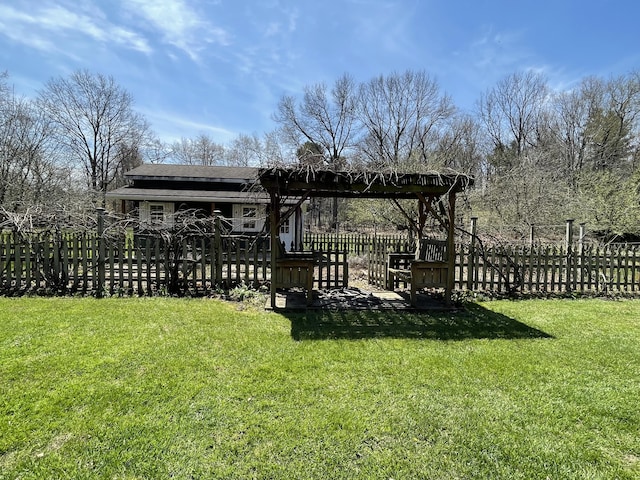 331 Jonesville Rd, Jonesville, MI 49250 - exterior space featuring a yard and fence private yard
