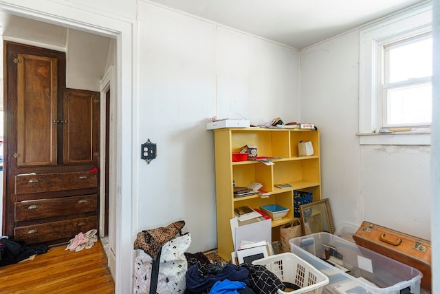 view of storage room