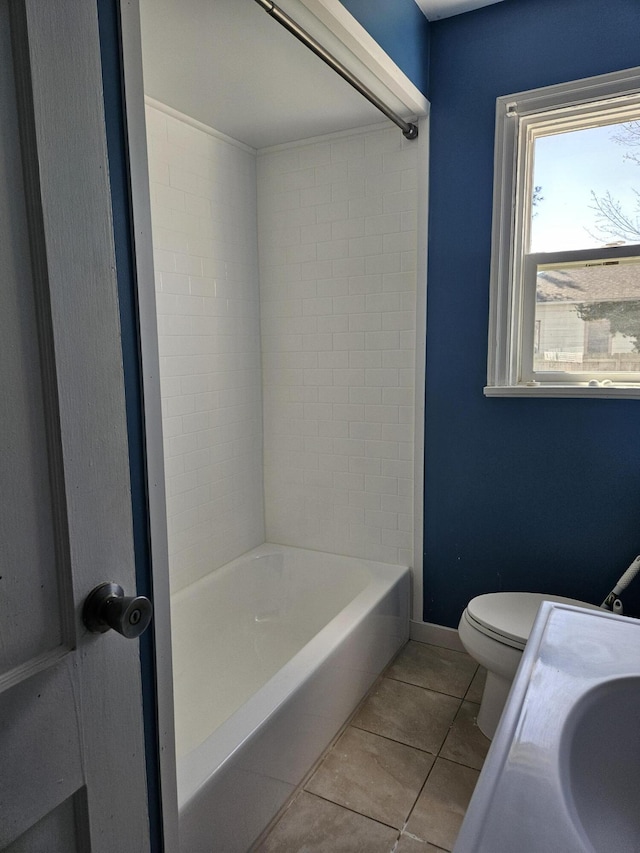 9 W Michigan St, Three Oaks, MI 49128 - full bath with toilet and tile patterned flooring