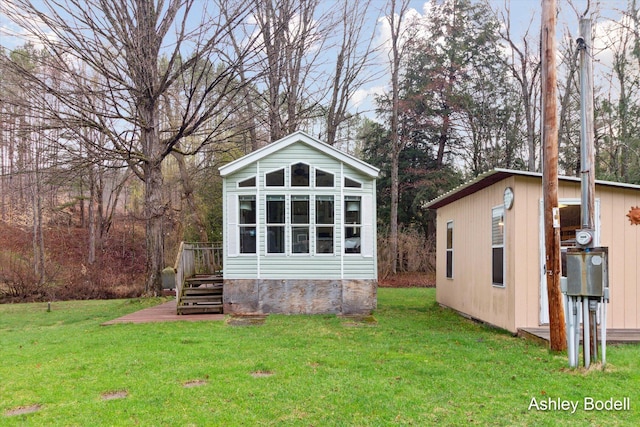 view of outbuilding