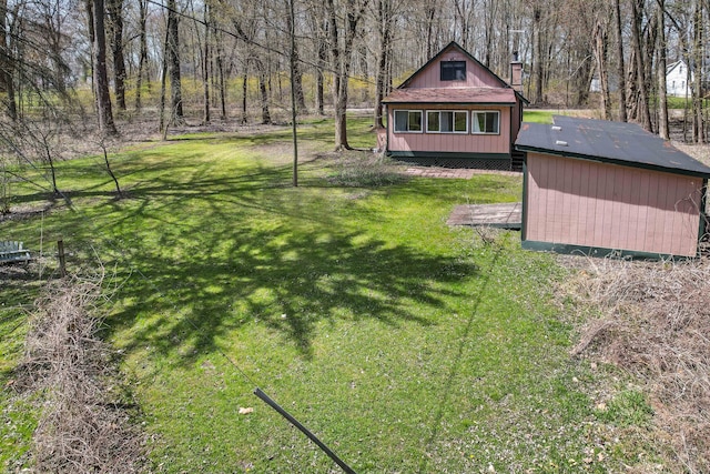 view of yard