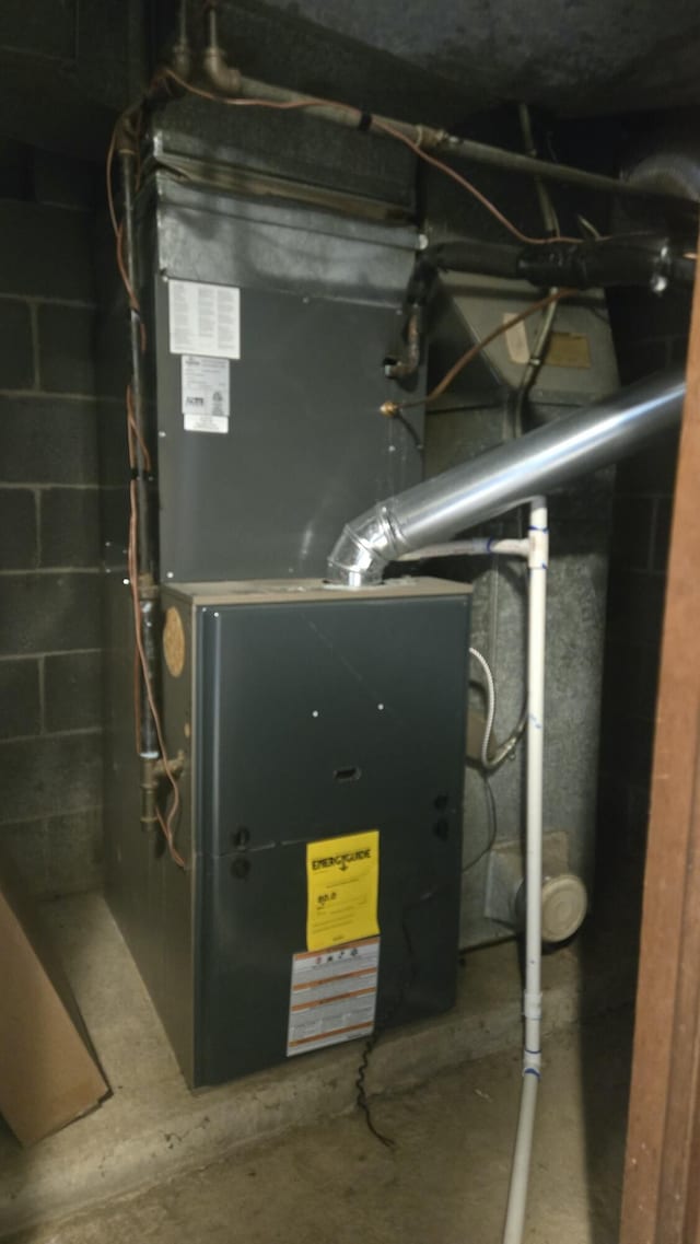 view of utility room