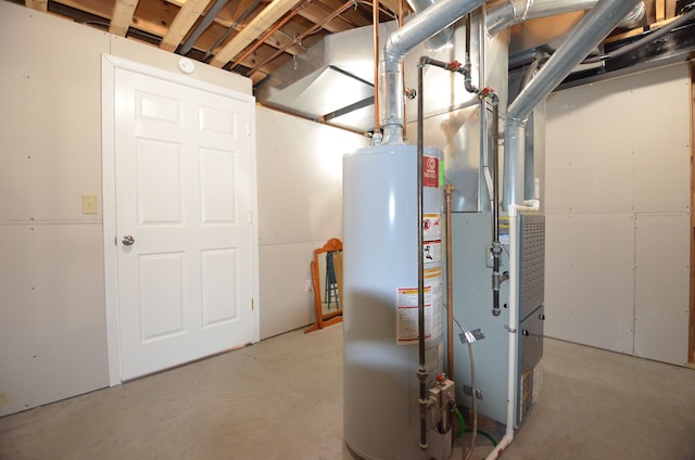 utilities with gas water heater