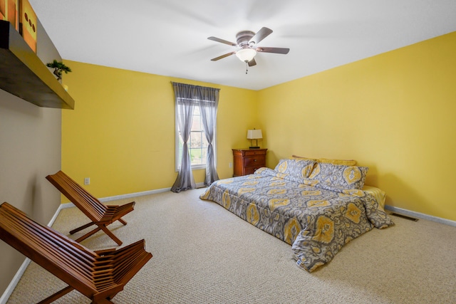 1249 Lasalle Rd, Canton, MI 48187 - carpeted bedroom featuring baseboards and a ceiling fan