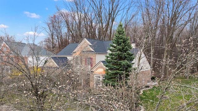 1249 Lasalle Rd, Canton, MI 48187 - view of side of home featuring roof with shingles