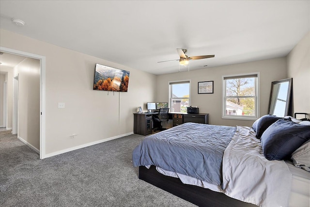 251 Dorsey St, Romeo, MI 48065 - bedroom featuring carpet, ceiling fan, and baseboards
