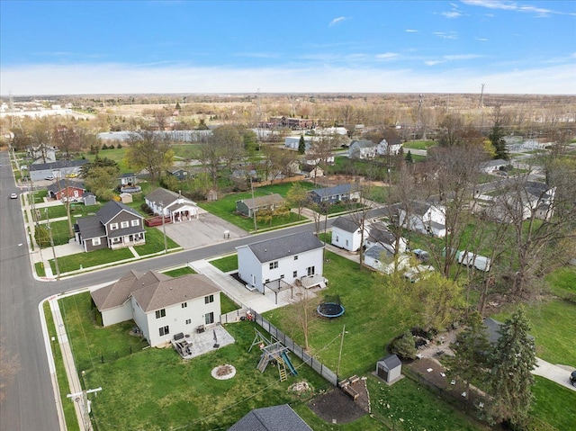 251 Dorsey St, Romeo, MI 48065 - bird's eye view featuring a residential view
