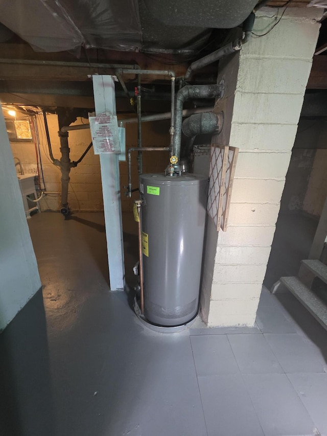 utilities with water heater