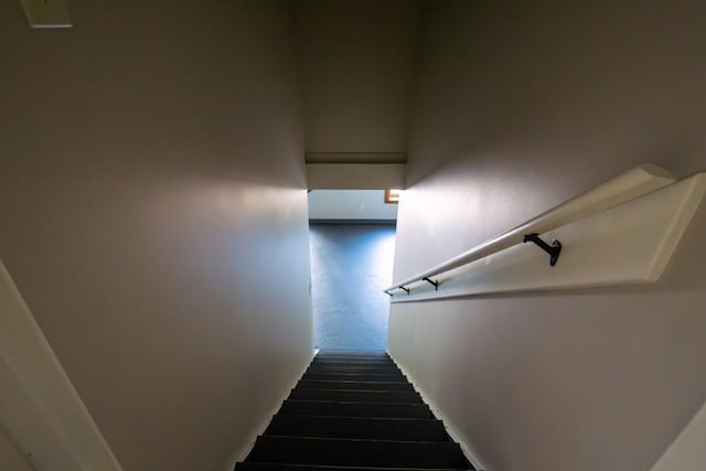 view of stairway