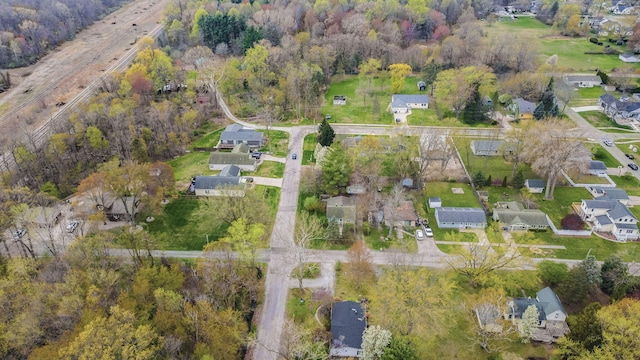 bird's eye view featuring a residential view